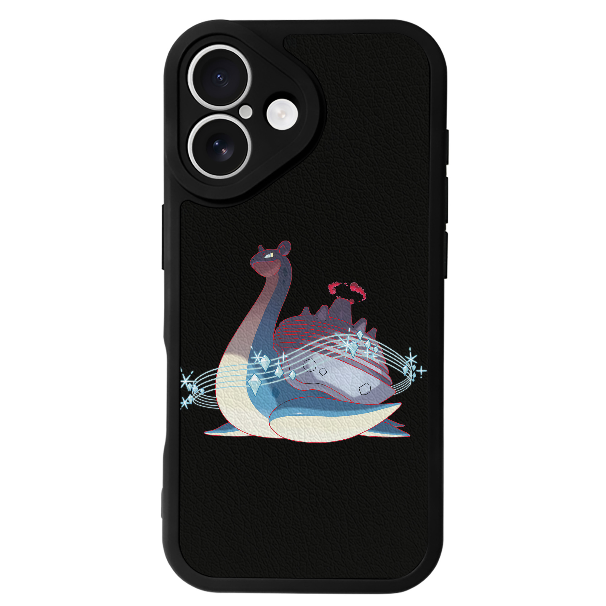 （画像用） ポケットモンスター Pokémon 【iPhone 16シリーズ対応】シリコンスマホケース（レザー調） 材質：シリコン